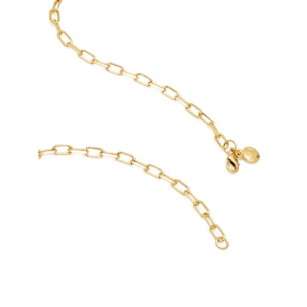 Gold Paperclip Link Necklace for Women - Picture 5 of 5